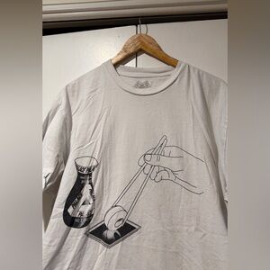 PALACE White Short Sleeve Sushi Graphic Tee